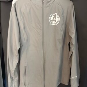 Gray Avengers Zip-Up Jacket